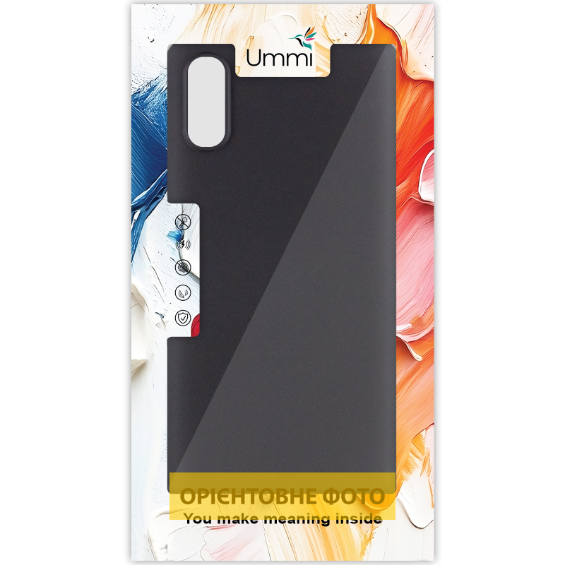 Чехол Silicone Cover Ummi Lakshmi (AA) для Xiaomi Redmi 9A, Черный / Black 1, Силикон, купить оптом с доставкой
