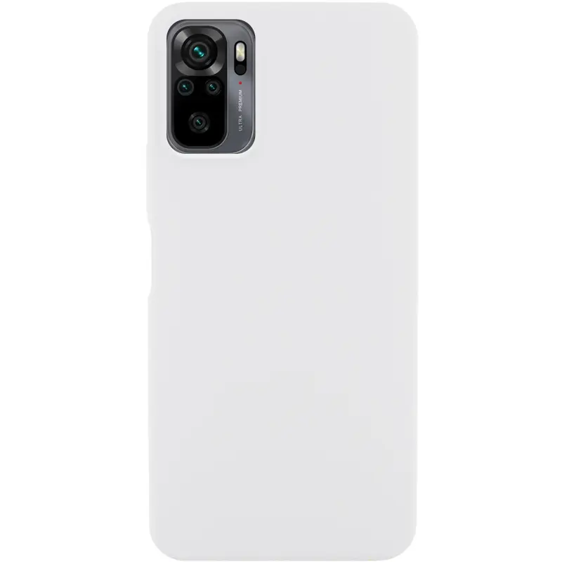 Чехол Silicone Cover Ummi Lakshmi (AA) для Xiaomi Redmi Note 10 / Note 10s / Poco M5s, Белый / White, Силикон, купить оптом с доставкой