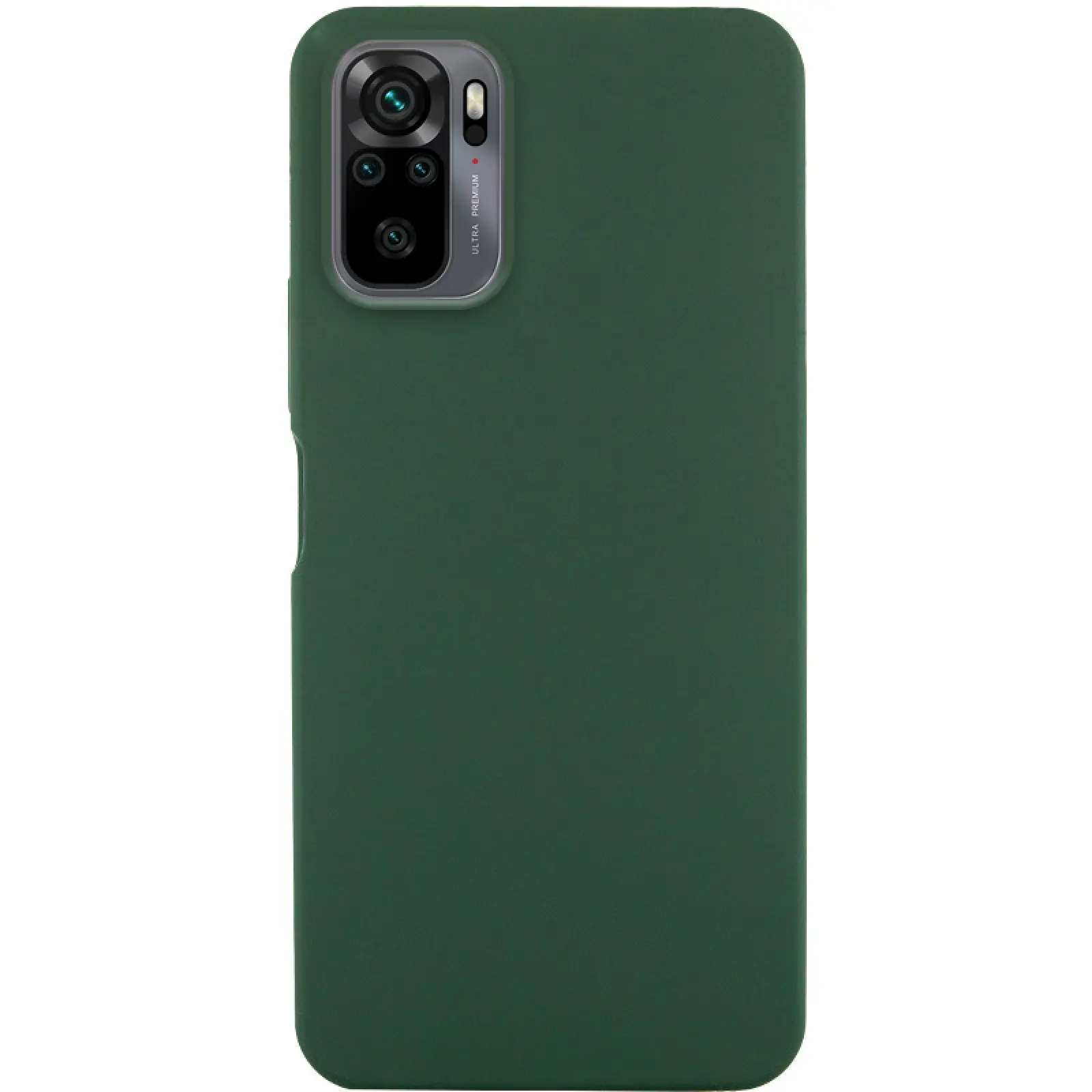 Чохол Silicone Cover Ummi Lakshmi (AA) для Xiaomi Redmi Note 10 / Note 10s / Poco M5s, Зелений / Dark green, Силікон, купити оптом з доставкою