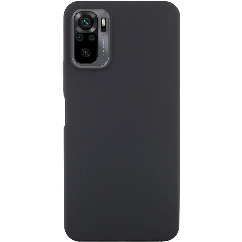 Чехол Silicone Cover Ummi Lakshmi (AA) для Xiaomi Redmi Note 10 / Note 10s / Poco M5s, Черный / Black, Силикон, купить оптом с доставкой