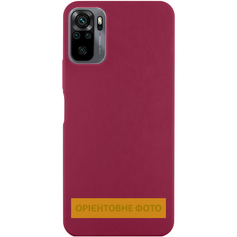 Чохол Silicone Cover Ummi Lakshmi (AA) для Xiaomi Redmi Note 10 Pro / 10 Pro Max, Бордовий / Marsala, Силікон, купити оптом з доставкою