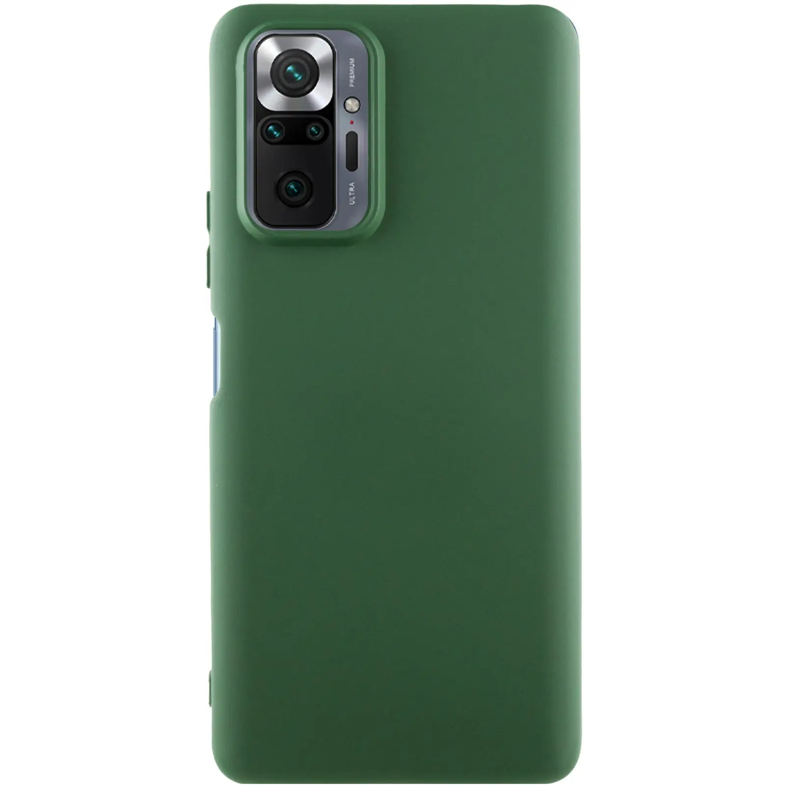 Чохол Silicone Cover Ummi Lakshmi (AA) для Xiaomi Redmi Note 10 Pro / 10 Pro Max, Зелений / Dark green, Силікон, купити оптом з доставкою