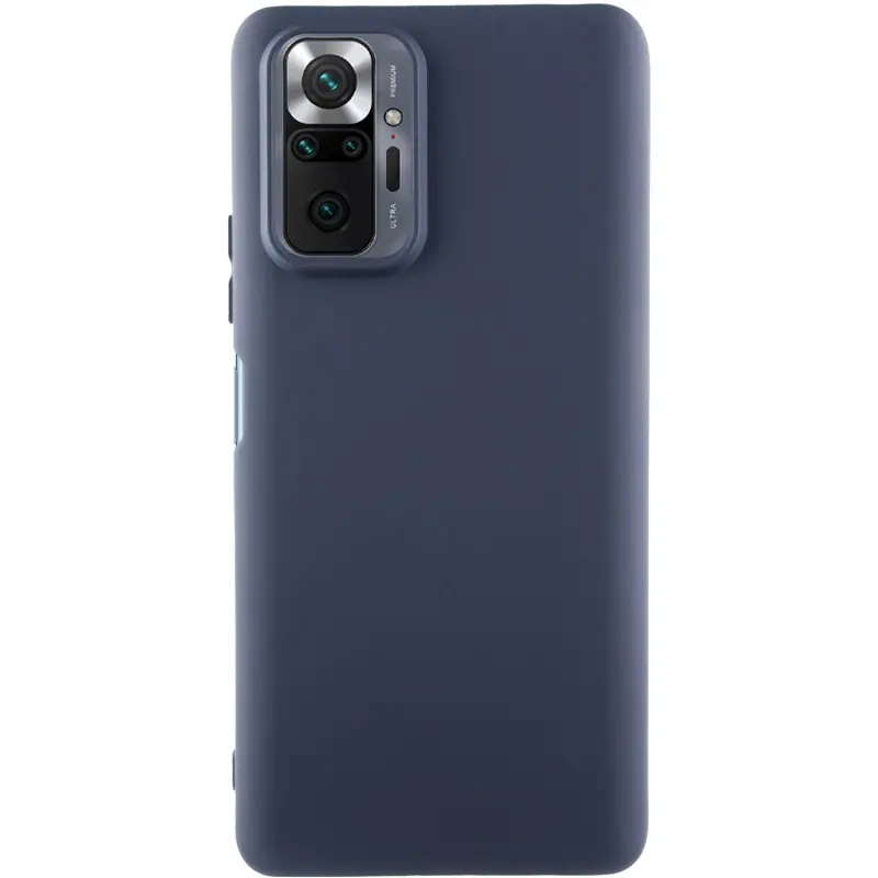 Чохол Silicone Cover Ummi Lakshmi (AA) для Xiaomi Redmi Note 10 Pro / 10 Pro Max, Синій / Midnight Blue, Силікон, купити оптом з доставкою