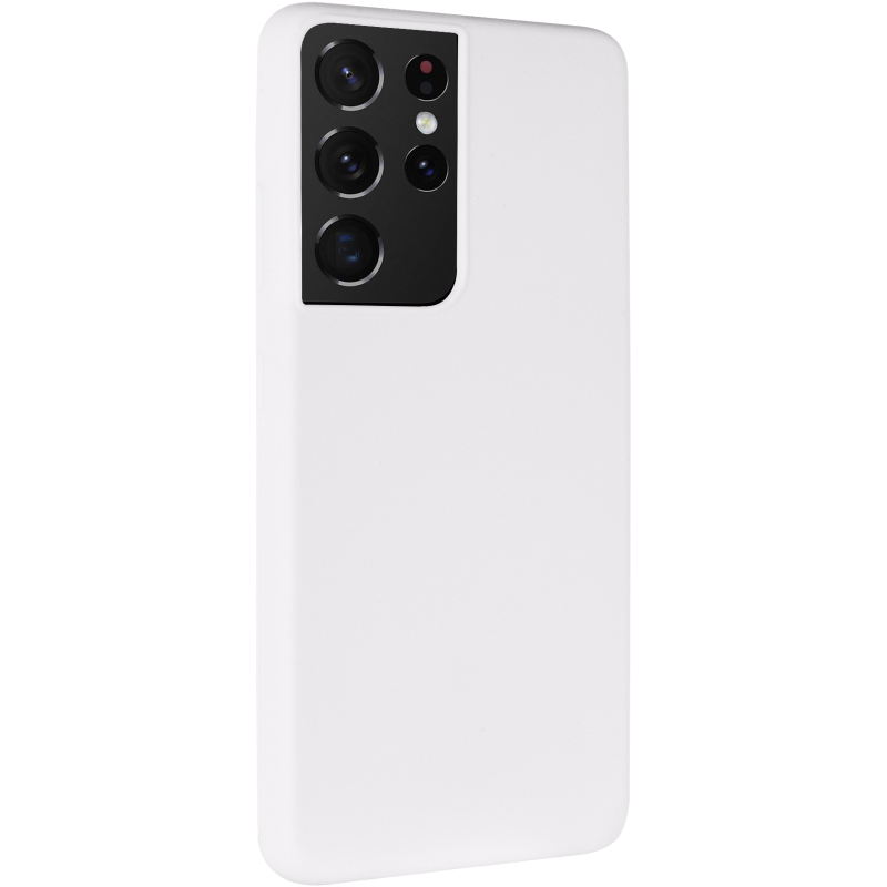 Чехол Silicone Cover Ummi Lakshmi (AA) для Samsung Galaxy S21 Ultra, Белый / White, Силикон, купить оптом с доставкой