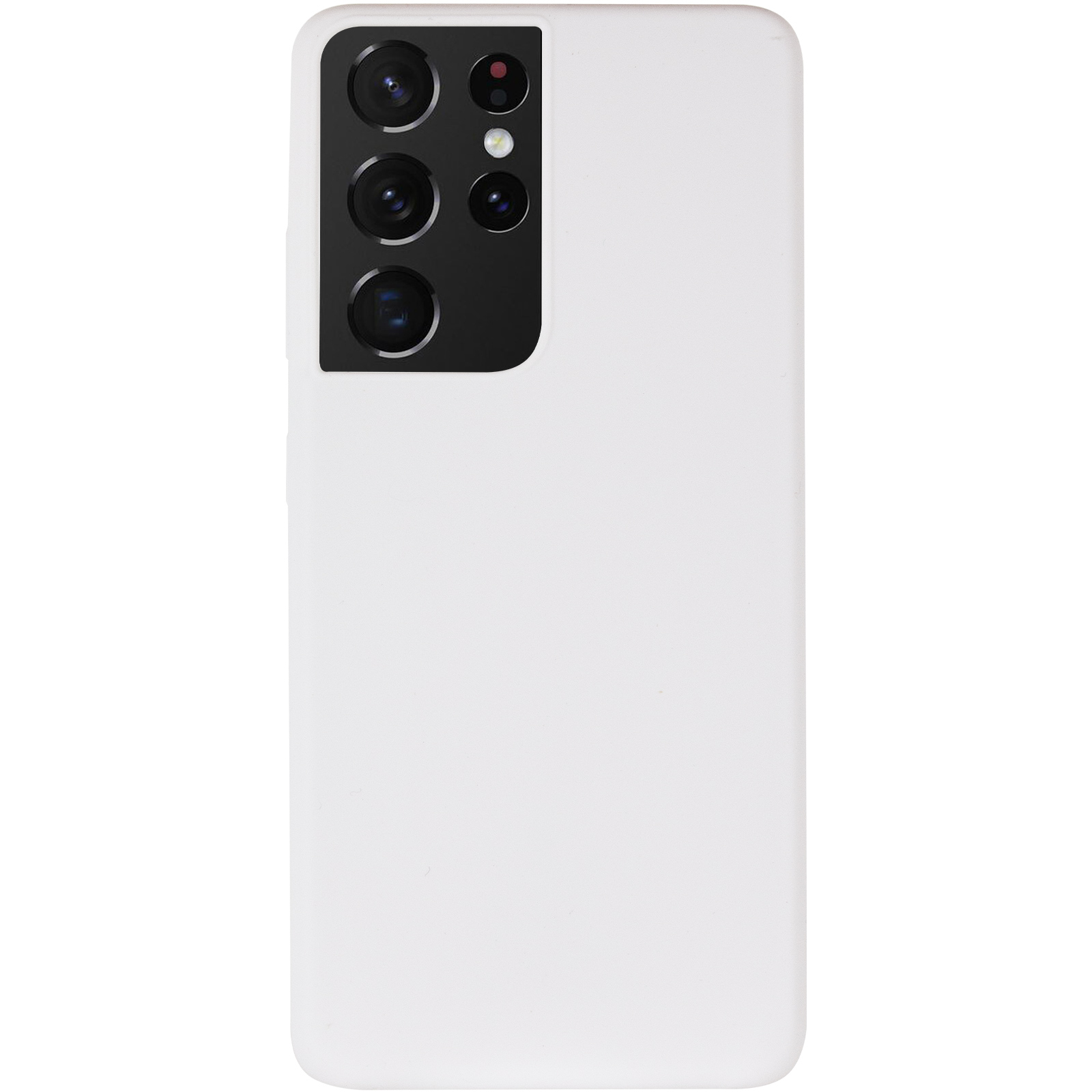 Чехол Silicone Cover Ummi Lakshmi (AA) для Samsung Galaxy S21 Ultra, Белый / White 1, Силикон, купить оптом с доставкой