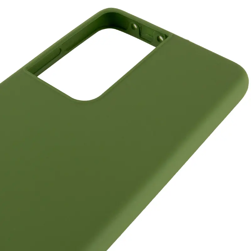 Чехол Silicone Cover Ummi Lakshmi (AA) для Samsung Galaxy S21 Ultra, Зеленый / Dark green 3, Силикон, купить оптом с доставкой