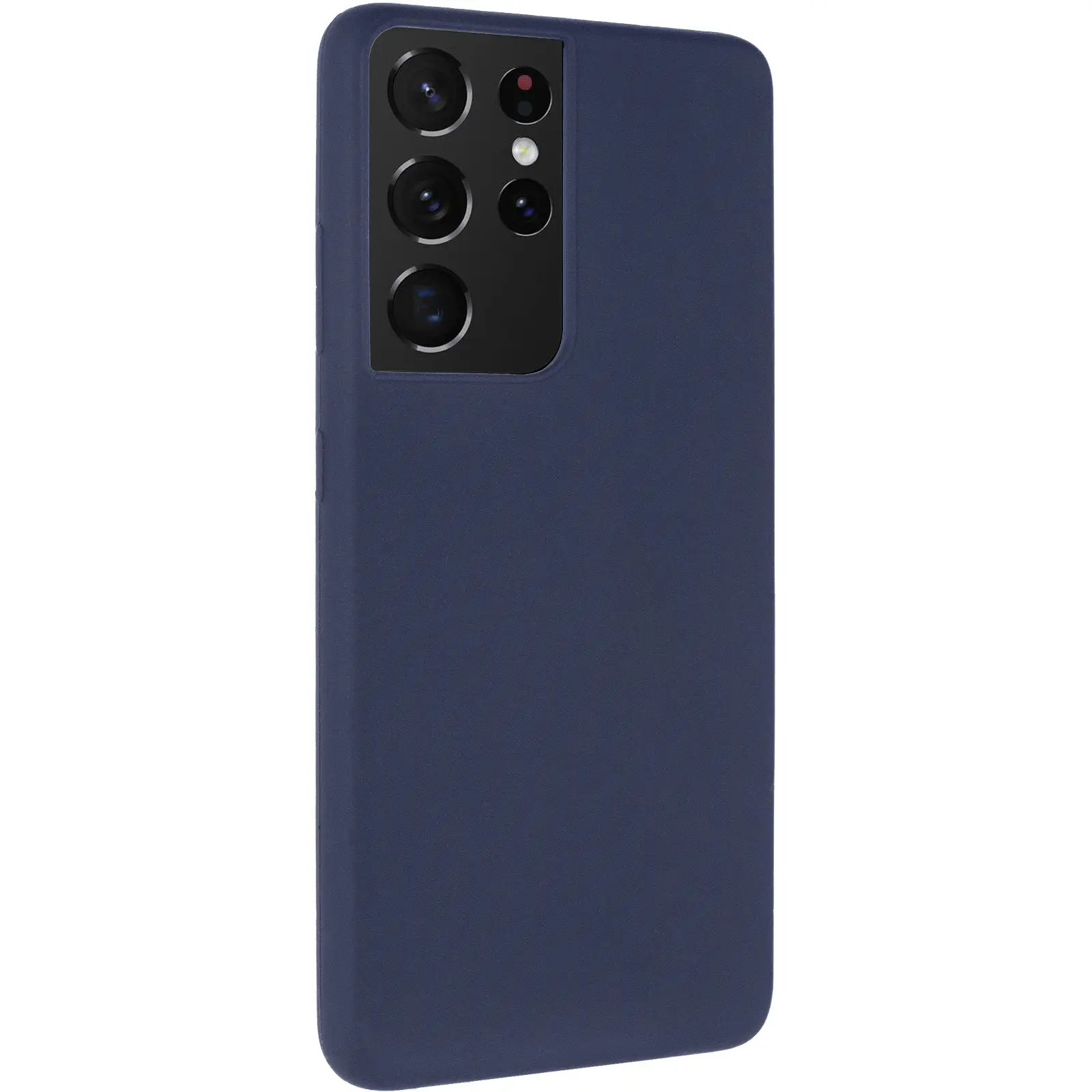 Чохол Silicone Cover Ummi Lakshmi (AA) для Samsung Galaxy S21 Ultra, Синій / Midnight Blue, Силікон, купити оптом з доставкою