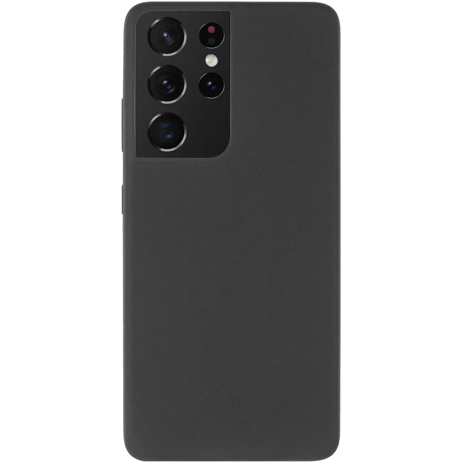 Чохол Silicone Cover Ummi Lakshmi (AA) для Samsung Galaxy S21 Ultra, Чорний / Black 1, Силікон, купити оптом з доставкою