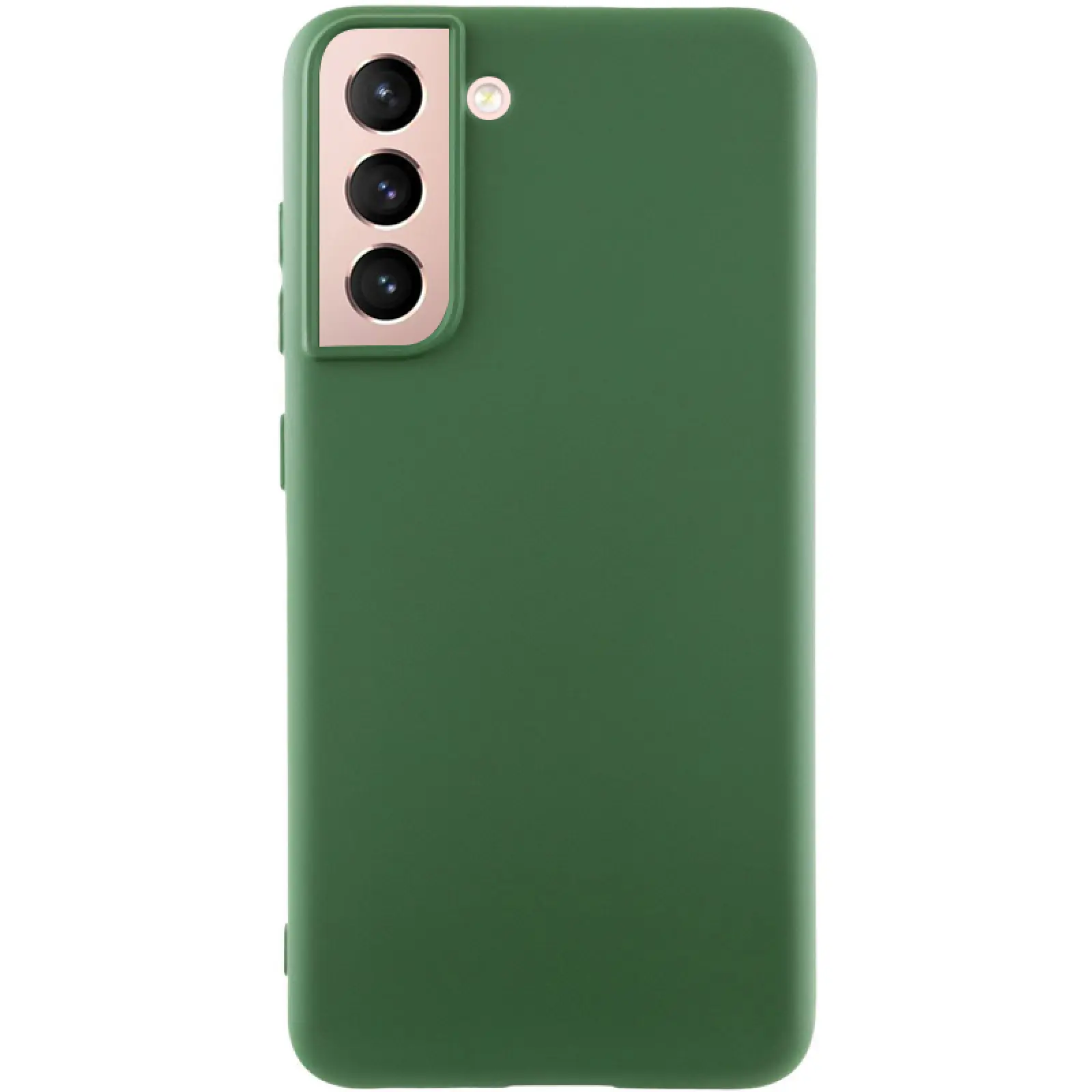 Чехол Silicone Cover Ummi Lakshmi (AA) для Samsung Galaxy S21, Зеленый / Dark green, Силикон, купить оптом с доставкой