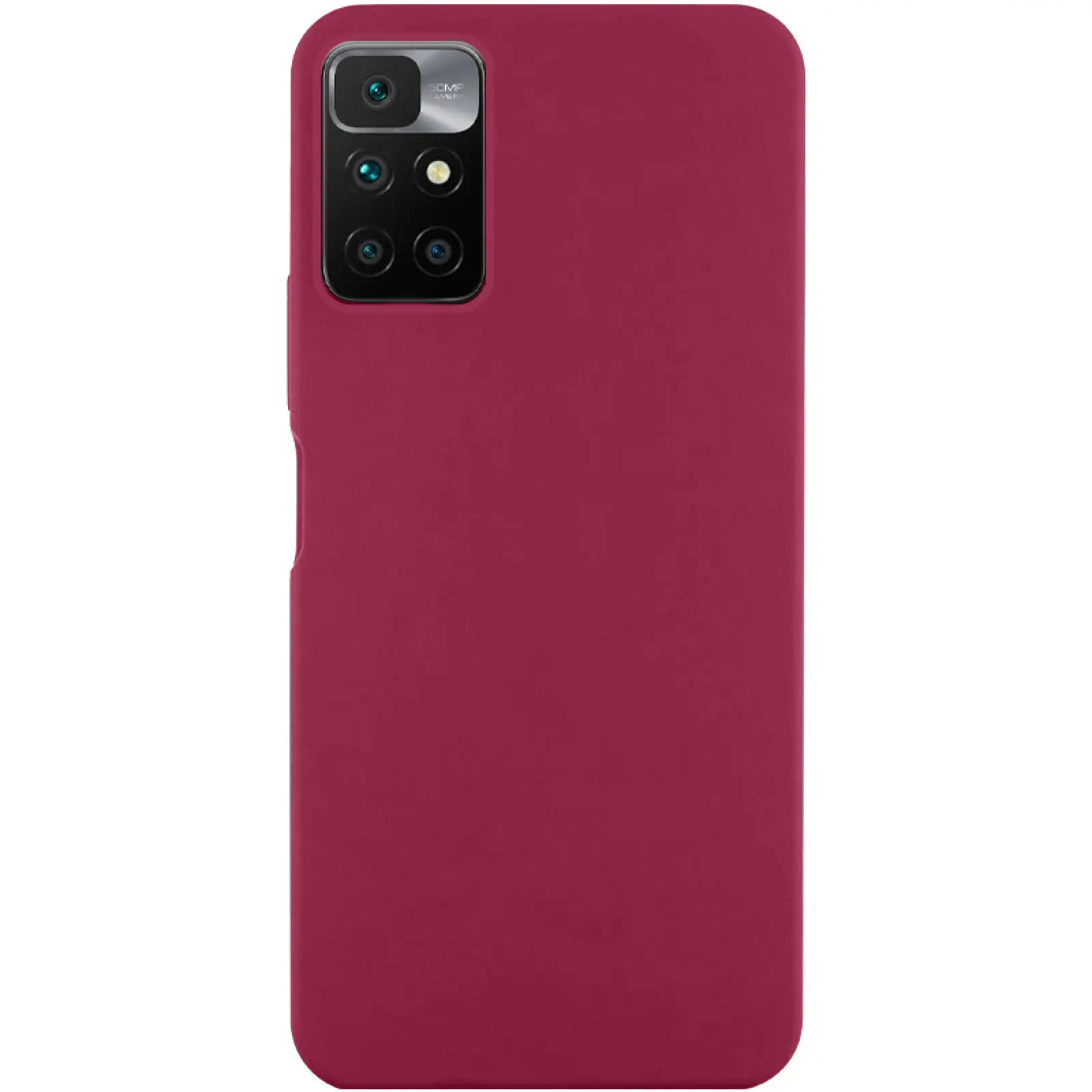 Чехол Silicone Cover Ummi Lakshmi (AA) для Xiaomi Redmi 10, Бордовый / Marsala, Силикон, купить оптом с доставкой