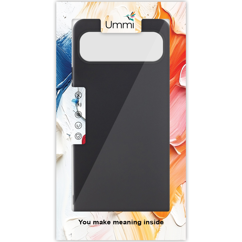 Чехол Silicone Cover Ummi Lakshmi (AA) для Google Pixel 9 Pro XL, Черный / Black 1, Силикон, купить оптом с доставкой