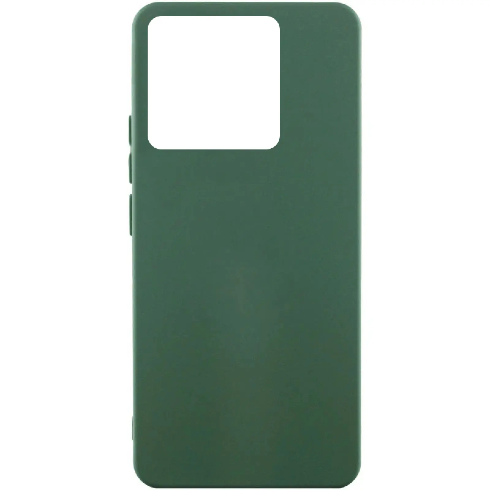 Чехол Silicone Cover Ummi Lakshmi (AA) для Xiaomi Poco M7 Pro 5G, Зеленый / Dark green, Силикон, купить оптом с доставкой