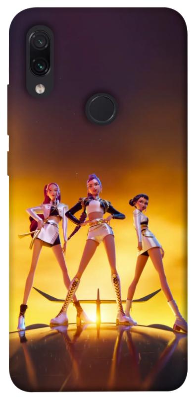 Чехол itsPrint Golden Huntrix для Xiaomi Redmi Note 7 / Note 7 Pro / Note 7s, к-pop, купить оптом с доставкой