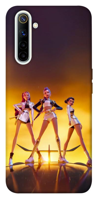 Чехол itsPrint Golden Huntrix для Realme 6, к-pop, купить оптом с доставкой