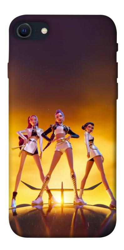 Чехол itsPrint Golden Huntrix для Apple iPhone SE (2020), к-pop, купить оптом с доставкой