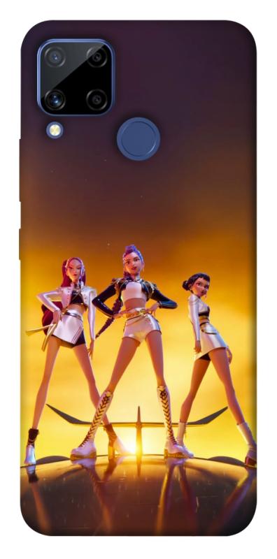 Чехол itsPrint Golden Huntrix для Realme C15, к-pop, купить оптом с доставкой