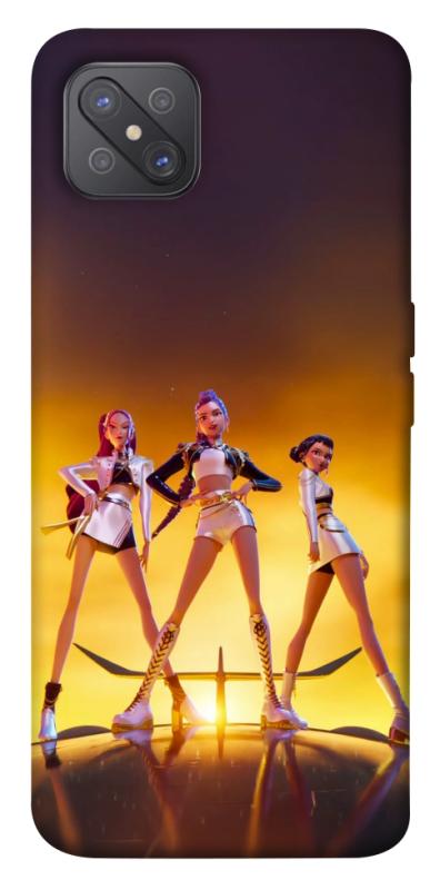 Чехол itsPrint Golden Huntrix для Oppo A92s, к-pop, купить оптом с доставкой