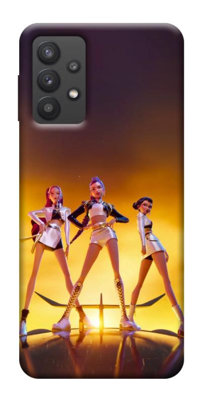 Чехол itsPrint Golden Huntrix для Samsung Galaxy A32 (A326B) 5G, к-pop, купить оптом с доставкой