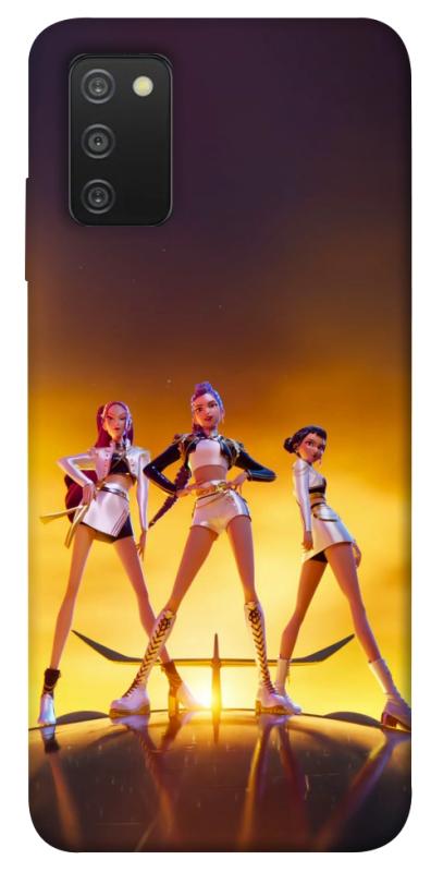 Чехол itsPrint Golden Huntrix для Samsung Galaxy A03s, к-pop, купить оптом с доставкой