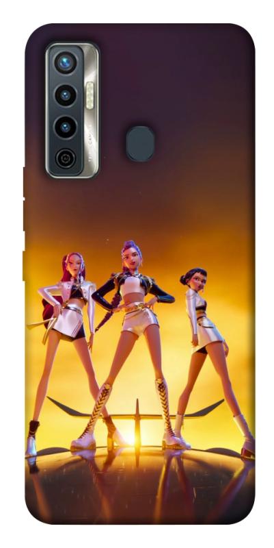 Чохол itsPrint Golden Huntrix для TECNO Camon 17 Pro, к-pop, купити оптом з доставкою