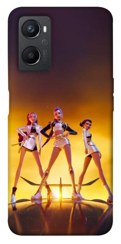 Чехол itsPrint Golden Huntrix для Oppo A96, к-pop, купить оптом с доставкой