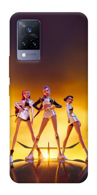 Чохол itsPrint Golden Huntrix для Vivo V21, к-pop, купити оптом з доставкою