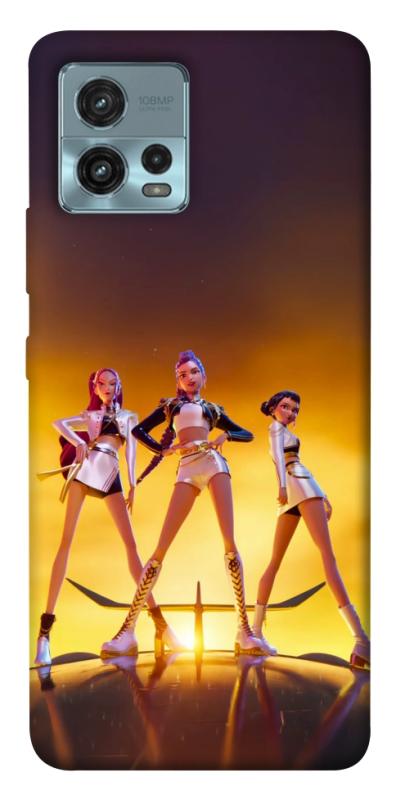 Чехол itsPrint Golden Huntrix для Motorola Moto G72, к-pop, купить оптом с доставкой