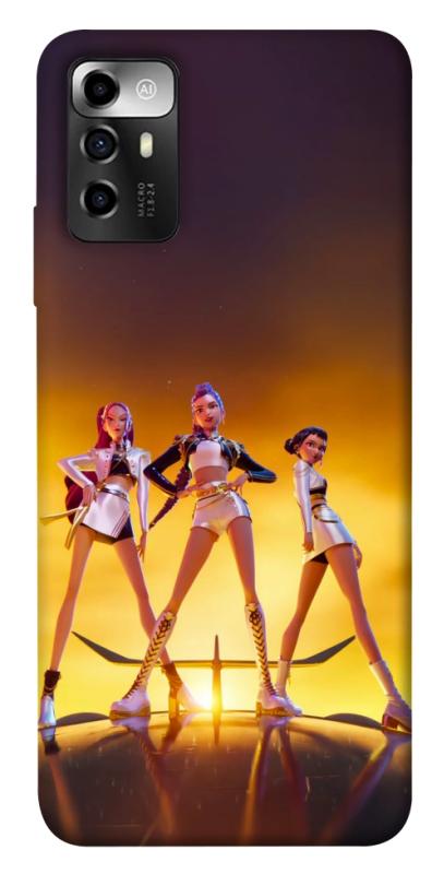 Чехол itsPrint Golden Huntrix для ZTE Blade V40 Vita, к-pop, купить оптом с доставкой