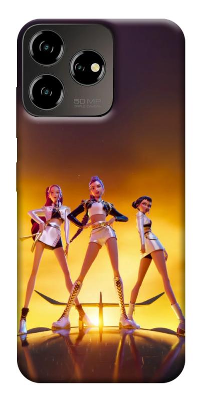 Чехол itsPrint Golden Huntrix для ZTE Blade V50 Desing 4G, к-pop, купить оптом с доставкой