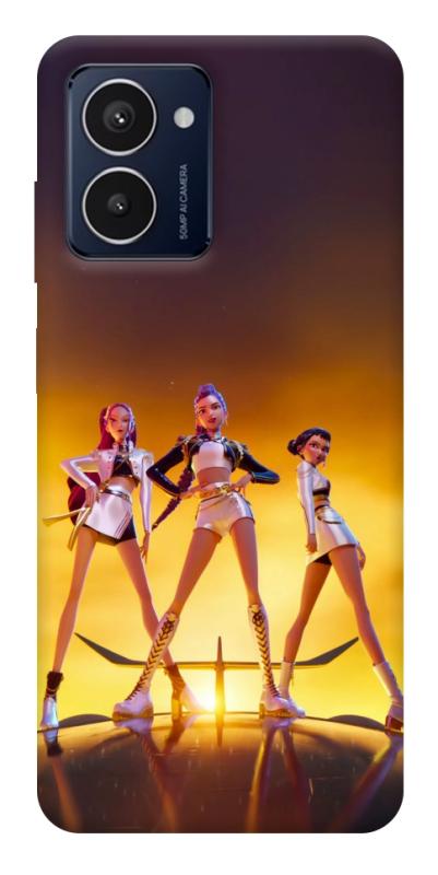 Чехол itsPrint Golden Huntrix для HMD Pulse Pro, к-pop, купить оптом с доставкой