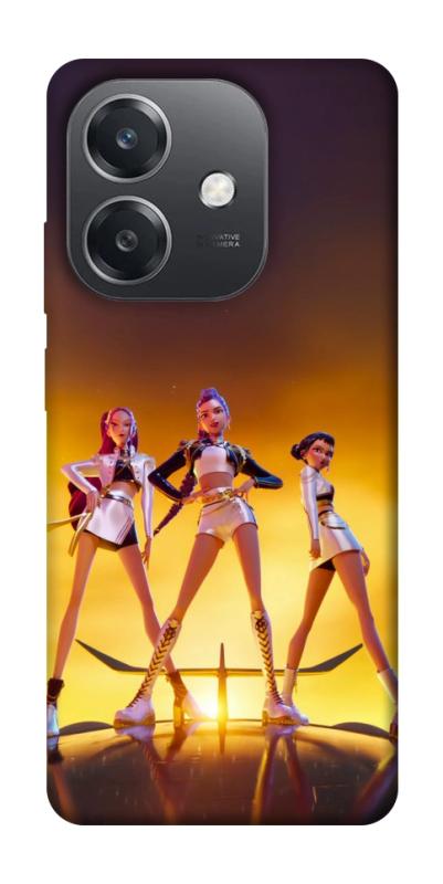 Чехол itsPrint Golden Huntrix для Oppo A3 4G, к-pop, купить оптом с доставкой