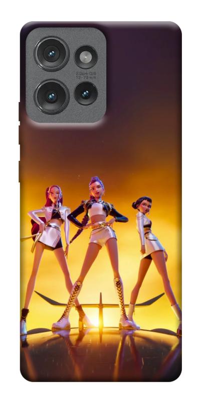 Чохол itsPrint Golden Huntrix для Motorola Edge 50, к-pop, купити оптом з доставкою