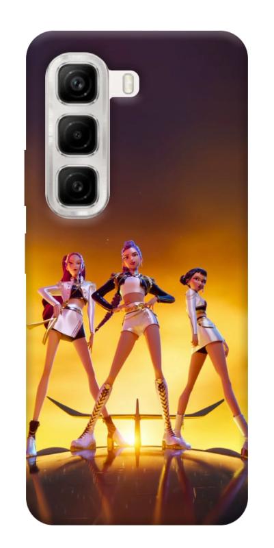 Чехол itsPrint Golden Huntrix для Infinix Hot 50 4G, к-pop, купить оптом с доставкой
