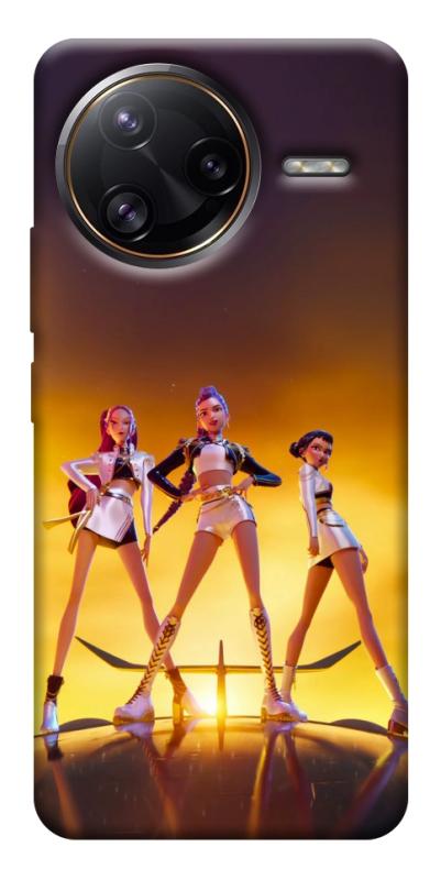 Чехол itsPrint Golden Huntrix для Xiaomi Poco F7, к-pop, купить оптом с доставкой