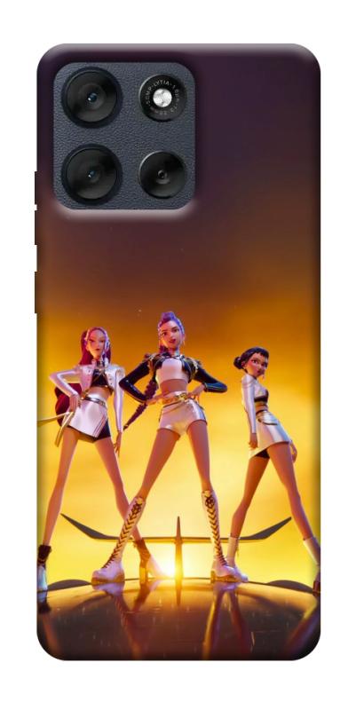 Чохол itsPrint Golden Huntrix для Motorola Moto G56 5G, к-pop, купити оптом з доставкою