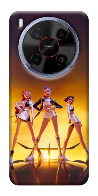 Чехол itsPrint Golden Huntrix для ZTE Nubia V70 Max, к-pop, купить оптом с доставкой