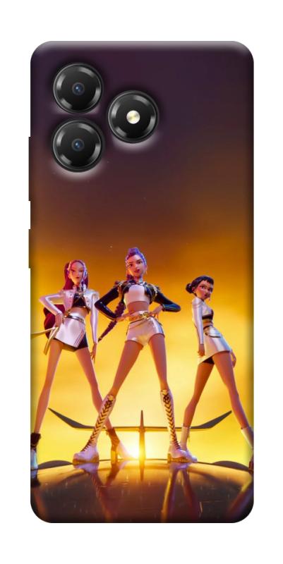 Чохол itsPrint Golden Huntrix для ZTE Blade A36, к-pop, купити оптом з доставкою