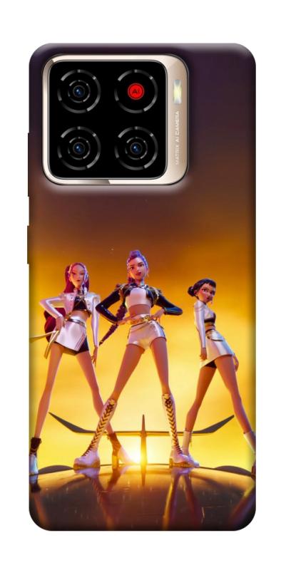 Чехол itsPrint Golden Huntrix для ZTE Blade A56, к-pop, купить оптом с доставкой