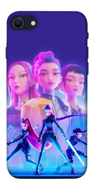 Чехол itsPrint KPOP Demon Hunters для Apple iPhone SE (2020), к-pop, купить оптом с доставкой