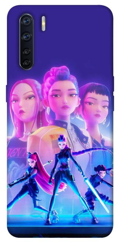 Чехол itsPrint KPOP Demon Hunters для Oppo A91, к-pop, купить оптом с доставкой