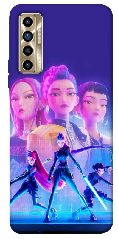 Чехол itsPrint KPOP Demon Hunters для TECNO Camon 17P, к-pop, купить оптом с доставкой
