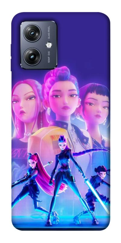 Чехол itsPrint KPOP Demon Hunters для Motorola Moto G54, к-pop, купить оптом с доставкой