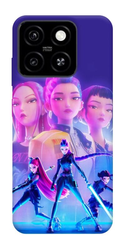 Чохол itsPrint KPOP Demon Hunters для ZTE Blade A55 4G, к-pop, купити оптом з доставкою