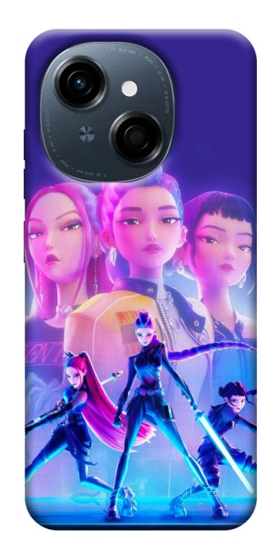Чехол itsPrint KPOP Demon Hunters для TECNO Spark Go 1, к-pop, купить оптом с доставкой