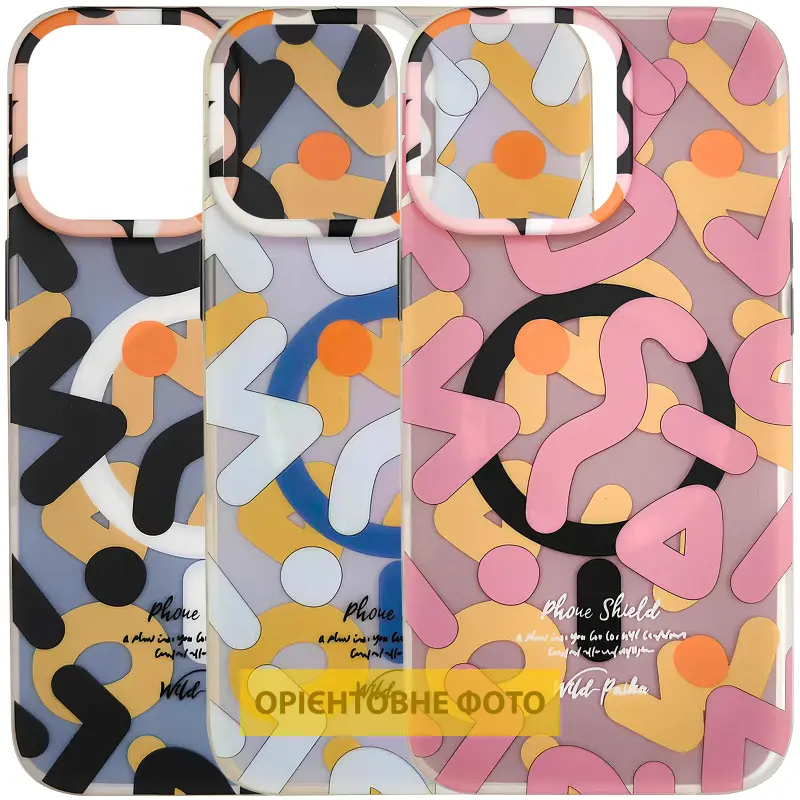 TPU чехол Pastel Chaos with Magnetic Fit для Apple iPhone 16 (6.1"), TPU, купить оптом с доставкой