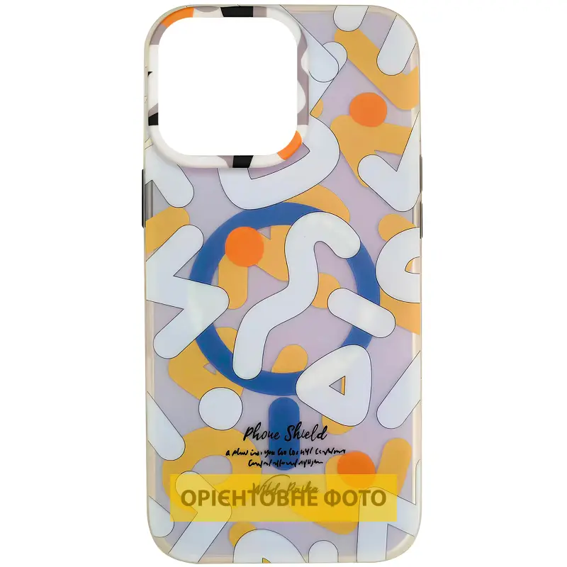 TPU чехол Pastel Chaos with Magnetic Fit для Apple iPhone 16 (6.1"), White, TPU, купить оптом с доставкой