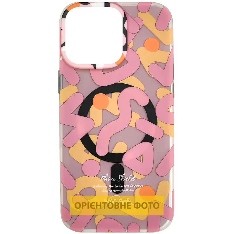 TPU чехол Pastel Chaos with Magnetic Fit для Apple iPhone 16 (6.1"), Pink, TPU, купить оптом с доставкой