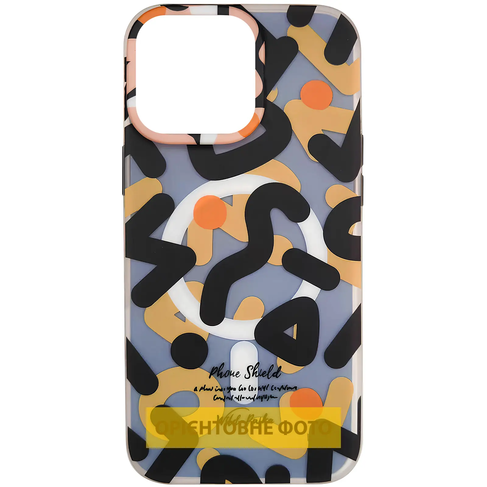 TPU чехол Pastel Chaos with Magnetic Fit для Apple iPhone 16 (6.1"), Black, TPU, купить оптом с доставкой