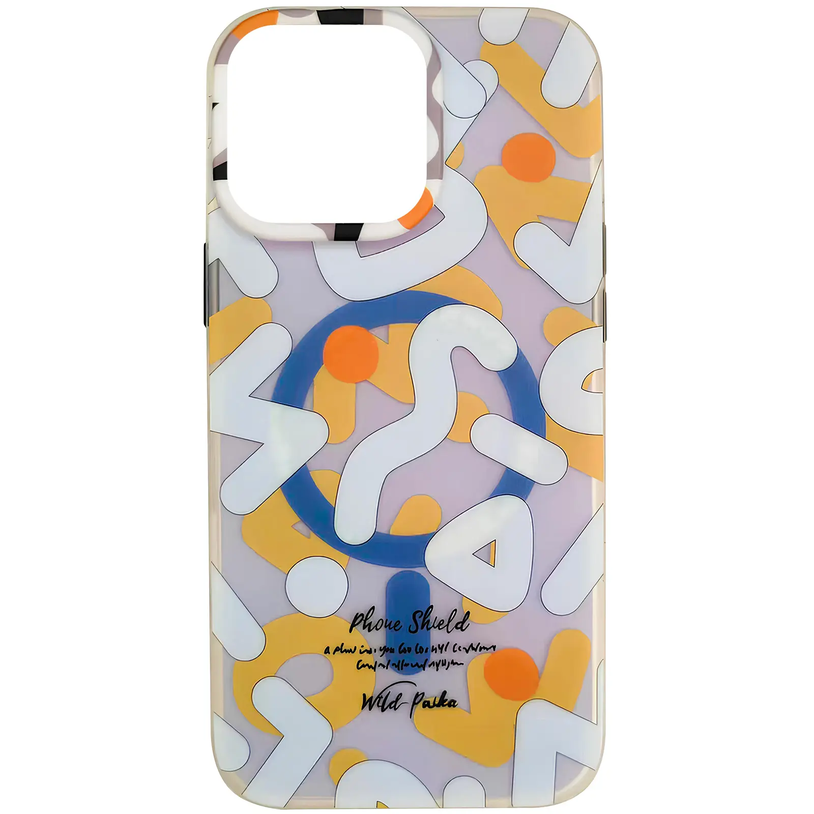 TPU чохол Pastel Chaos with MagSafe для Apple iPhone 16 Pro (6.3"), White, TPU, купити оптом з доставкою