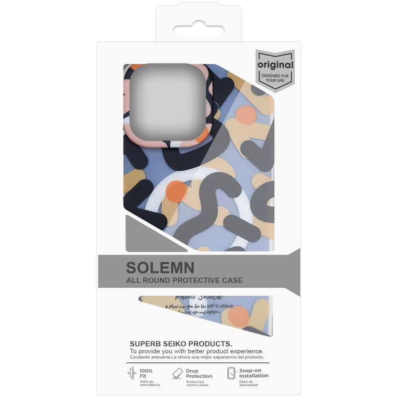 TPU чехол Pastel Chaos with MagSafe для Apple iPhone 16 Pro Max (6.9) на картинке №2